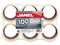Cinta Adhesiva Janel 155 de 48mm x 50m, transparente. Paquete con 6 piezas