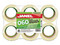 Paquete de Cintas de Empaques Janel, Transparentes, 48 mm x 150m, 6 piezas.
