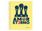 Cuaderno Dietrix First Class 5124 de Raya, Pasta dura, Doble Arillo, 80 hojas, Edición Club América Amor Eterno, Color amarillo.