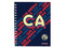 Cuaderno Dietrix First Class 5126 de Raya, Pasta dura, Doble Arillo, 80 hojas, Edición Club América, Color azul.