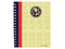 Cuaderno Dietrix First Class 5127 de Raya, Pasta dura, Doble Arillo, 80 hojas, Edición Club América, Color amarillo.