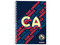 Cuaderno Profesional Dietrix First Class, Pasta Dura, Doble Anillo, 80 Hojas Raya, Club América Modelo CA Azul.