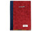 Libro de Contabilidad Estrella Floquete F/F Actas con 96 Hojas, Encuadernación Rústica. Color Rojo.