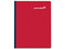 Cuaderno Estrella de 100 Hojas, Tipo Italiano, Engrapado, Color Rojo.