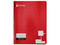 Cuaderno Nextep Profesional Raya, 100 hojas, cosido, ideal para uso escolar y oficina.