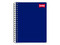 Cuaderno Scribe de Raya, Pasta Semi Rígida, Forma Francesa, 100 Hojas, Color Azul.