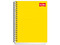 Cuaderno Scribe de Cuadro Chico, Profesional, 100 hojas. Color Amarillo.