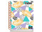 Cuaderno Scribe Book Incolors Raya pasta dura espiral doble 100 hojas