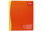 Cuaderno Scribe Escolar Plus de Cuadro Chico, Profesional, 100 hojas. Color Naranja.