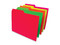 Folder Emplayado, Color Intenso, Paquete con 50 Piezas, Colores Surtidos.