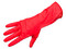 Guante Multiusos Oval, Talla Chica. Color Rojo.