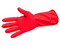 Guante Multiusos Oval, Talla Chica. Color Rojo.