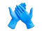 Guantes de Nitrilo Queen Talla Grande, Color Azul, (Caja con 50 Pares).
