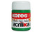 Pintura Acrílica Kores de 20 ml, Color Verde, (12 Piezas).