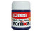 Pintura Acrílica Kores 20 ml, Color Azul, Set de 12 Botes.