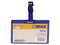 Gafete Solido MAE GFS-10H de 9 x 5.5cm, Horizontal, color azul. Paquete con 50 piezas
