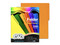 Folder Apsa L84-P Tamaño Carta, Color Naranja, Caja con 100 piezas.