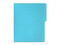 Carpeta Pressboard Fortec FB-3021 con Broche, Color Azul Claro.