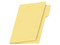 Folder tamaño Carta Fortec, Color amarillo, Paquete con 100 Piezas.