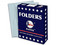 Folder Nassa Premium Carta, Color Azul, Paquete de 100 Pzas.