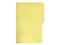 Folder Manila Oxford Tamaño Oficio, Ceja de 1/2, Color Amarillo, Caja con 100 piezas.