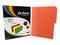 Folder Oxford 1/2 Ceja, Tamaño Carta, Color Naranja, Caja con 100 Piezas.