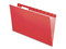 Folder Colgante Pendaflex, Rojo, Tamaño Oficio, Caja con 25 Piezas.