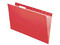 Folder Colgante Pendaflex Essentials, Tamaño Oficio, Color Rojo, con 25 Piezas.
