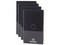 Kit de 4 Apagadores Inteligentes Epcom SH411W4K, Conexión Wi-Fi 2.4 Ghz, Compatible con Alexa y Google Home, Color Negro.