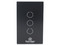 Apagador Inteligente Epcom SHS413W, 3 Regresos, Conexión Wi-Fi 2.4 Ghz, Compatible con Amazon Alexa y Google asistente, Color Negro.
