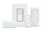 Kit Hub Controlador LUTRON ELECTRONICS DVRFBDG1D, Atenuador, Control remoto PICO con Base de Pared y Tapa, Color Blanco.