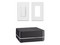 Kit Lutron de RA2 Select, HUB controlador principal Lutron RRSELREP2BL, Atenuador y Placa de pared.