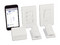 Kit de Sistema de Control de Iluminacion Lutron Hub, Controlador, 2 Atenuadores, 2 Controles remotos, 2 Base de mesa para control remoto y 2 Tapas.
