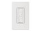 Control de velocidad inalámbrico Lutron PDFSQNWH para ventilador de techo, un solo polo.