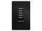 Teclado Seetouch Lutron, 5 Botones, 2 Botones de subir/bajar, Botones programables. Color Negro.