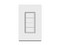 Botonera Sunnata Lutron RadioRa3 Blanca, 4 botones, programe escenas diferentes en cada botón.