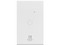 Apagador Inteligente Mirati M1SI2 Touch, Conexión Wi-Fi, Compatible con Amazon Alexa y Google asistente, Color Blanco.
