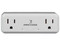 Conector inteligente doble Perfect Choice PC-108177, compatible con Google Home y Alexa.