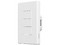 Apagador de Pared Touch Sonoff M5-3C-120W, 3 Canales, Wi-Fi, Compatible con Google Home y Alexa. Color Blanco.