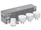 Contacto Inteligente Sonoff S41STPB, Compatible con Google Home, Amazon Alexa y Apple Home, Wi-Fi, Paquete con 4 Piezas. Color Blanco.