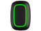 Botón de alarma inalámbrico AJAX Button W para Hubs y repetidores de señal de radio, IP55. Color Negro