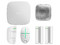 Kit Residencial exterior AJAX que incluye: Panel de alarma / Sensor de movimiento / 2 detectores para puerta o ventana. Color Blanco
