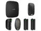 Kit Residencial exterior AJAX que incluye: Panel de alarma / Sensor de movimiento / 2 detectores para puerta o ventana. Color Negro