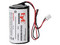 Batería De Litio DSC de 3.6VCD, 13Ah, Para Sirena PG9901/PG9911.