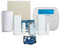 Paquete DSC NEO-RF-LCD-IP-SB NEO, de 32 Zonas Inalámbricas, Panel HS2032, Comunicador TL280E, Teclado alfanumérico.