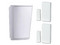 Paquete DSC 2 Contactos magnéticos inalámbricos PG9303, para interiores, incluye un sensor de movimiento PG9914, Color Blanco.