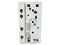 Contacto Magnético inalámbrico DSC PGP9945E, Compatible con Puertas y Ventanas, Compatible con NEO, PRO Qolsys, Color Blanco.