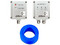 Kit de Detector de Calor Lineal Dahua Wisualarm, Adaptador y Terminal, Cable de 200m, Temperatura de Alarma de 68 Grados, Color Blanco.