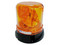 Burbuja Roto-LED ECCO X-7660A, Montaje permanente, 12-24V. Color Ámbar.
