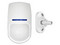 Detector de Movimiento PIR Hikvision DS-PD2-P10P-W/UB, Rango de Detección de 10m, Ángulo de 85 grados, Inmunidad a Mascotas, Incluye Montaje Universal. Color Blanco